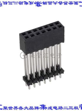 ESQT-107-02-L-D-760 针座连接器14POS插座2排2mm叉状通孔直针镀
