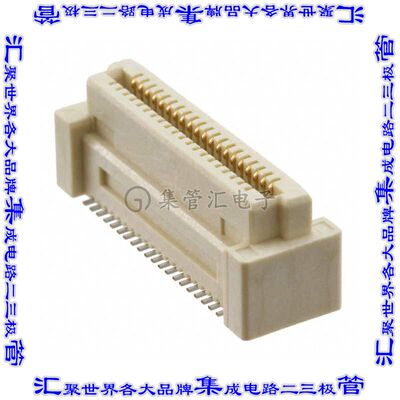7-5179180-1 板对板连接器40POS插座外罩触点2排0.8mm表贴SMD镀金
