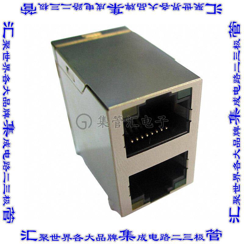 ARJ21A-MBSD-A-B-EMU2 接插件连接器CONN JACK 2PORT 1000 BASE-T