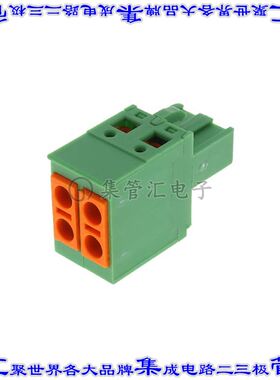 1713839 端子块连接器2POS插头母插口5mm绿色自由悬挂