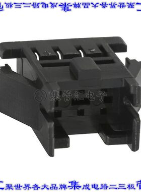 DF11-6DEP-2C 矩形连接器外壳6POS插头2排2mm公形引脚黑色面板安