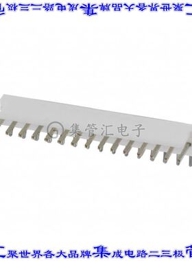 1-640455-5 针座连接器15POS接头2.54mm公形插针通孔直角锡