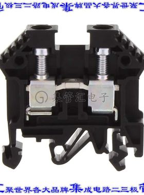 1005.4 端子块连接器2POS馈通式8.0mm黑色6-22AWG