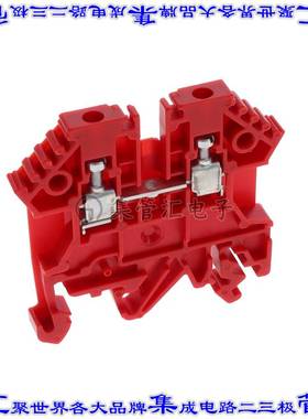 1296.9 端子块连接器2POS馈通式5.0mm红色12-22AWG