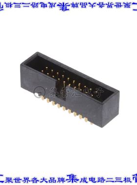 20021511-00020T4LF 针座连接器20POS接头2排1.27mm公形插针通孔