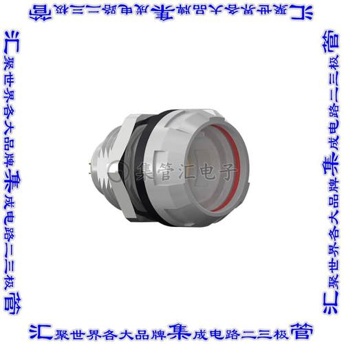 GE1MA7-P09LCC0-0000 圆形连接器9POS插座母插口焊杯镀金面板安装
