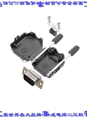 6355-0001-01 连接器9POS插头公引脚2排D-Sub自由悬挂