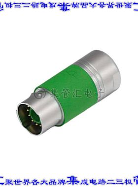 EKA001N00320001000 圆形连接器12POS插座外壳用于公插针绿色银色