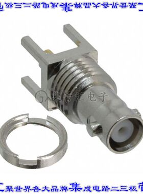 034-5023 同轴连接器BNCHD插座母插槽焊接50欧姆面板安装通孔