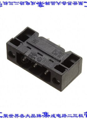 1820600000 端子块连接器3POS接头公引脚带罩5.08mm黑色垂直通孔