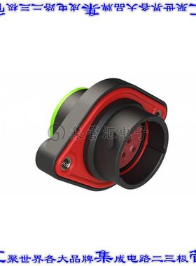 AHDP02-18-08PN-SRA 圆形连接器8POS插座外壳用于公插针黑色面板