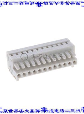 734-112 端子块连接器12POS插头母插口3.5mm灰色自由悬挂