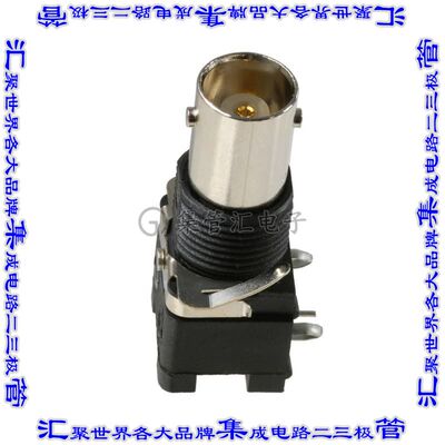 5414651-3 同轴连接器BNC插孔母形插口焊接50欧姆面板安装通孔直
