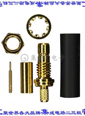 142191 同轴连接器SMB插孔公引脚焊接50欧姆面板安装