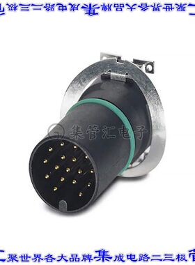 1412016 圆形连接器17POS插头公引脚焊接镀金表面贴装