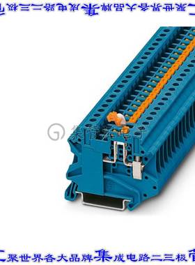 3046265 端子块连接器2POS断连6.2mm蓝色10-26AWG