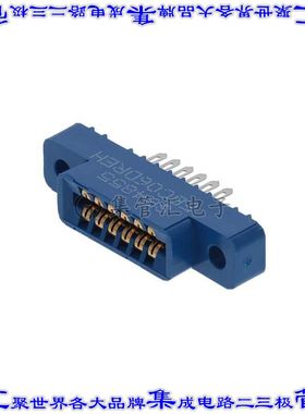 EBC06DREH 卡边缘连接器12POS母头2排2.54mm蓝色镀金