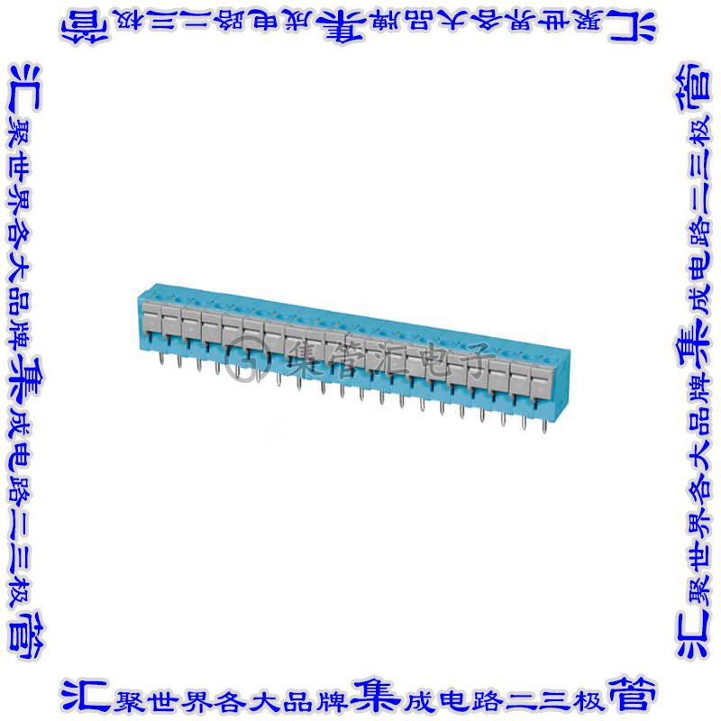 TBL004V-508-20BE-2GY 线对板连接器20POS接线端子5.08mm通孔垂直