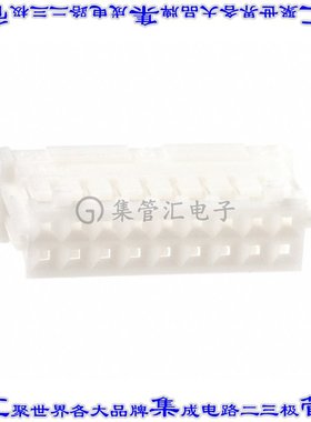 DF1B-18DS-2.5RC 矩形连接器外壳18POS插座2排2.5mm母形插口白色