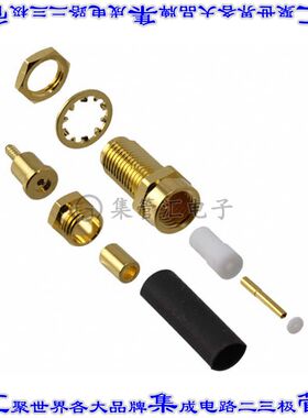 132220 同轴连接器SMA插孔母形插口焊接50欧姆面板安装