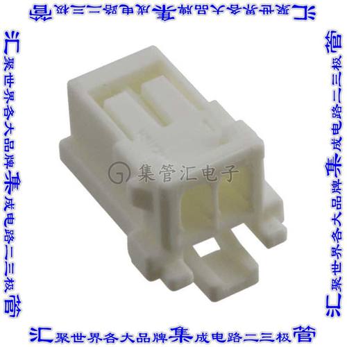 513820200 0513820200矩形连接器外壳2POS插座2mm母形插口白色自