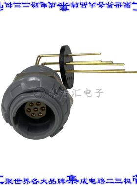 MMI-P1SRG07PRGG 圆形连接器7POS插座母插口焊接镀金面板安装通孔