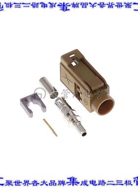 FK1FKDK 同轴连接器SMB插孔母形插口压接50欧姆自由悬挂