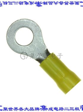 2-34855-1 环形连接器端子圆形1/4接线柱10-12AWG压接