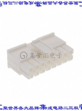 IPBD-08-D 矩形连接器外壳16POS插座2排4.2mm母形插口自由悬挂