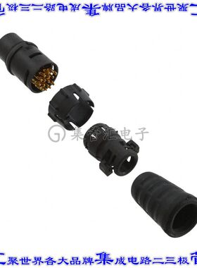 EN3C18F26X 圆形连接器18POS插头母插口焊杯镀金自由悬挂