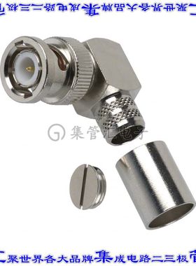 112596 同轴连接器BNC插头公引脚焊接50欧姆自由悬挂直角