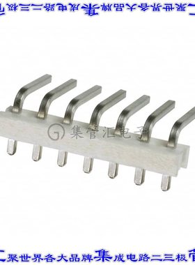 640385-7 针座连接器7POS接头3.96mm公形插针通孔直角锡