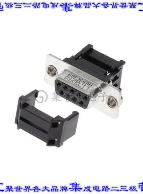 L17DEFRDA09SC309 连接器9POS插座母插口2排D-Sub自由悬挂