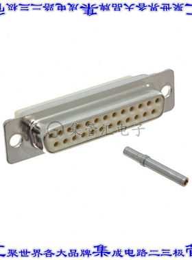 DBMA25SA197 连接器25POS插座母插口2排D-Sub面板安装