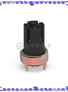 474771-E 圆形连接器8POS插件母插口焊接表面安装通孔