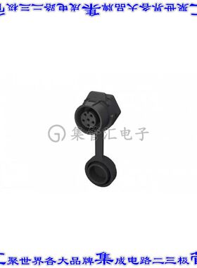 MRDAH06L13000 圆形连接器6POS插座母插口焊杯镀金面板安装