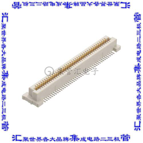 M58-2800842R 板对板连接器80POS插座外罩触点2排0.8mm表贴SMD镀