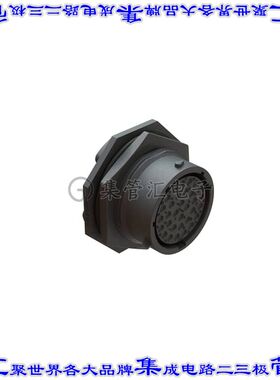 RTS718ND32S03 圆形连接器32POS插座母插口焊接镀金面板安装通孔