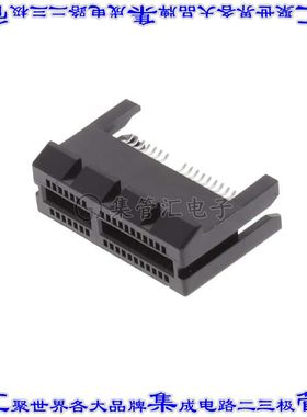 5-1734857-1 卡边缘连接器36POS母头2排1mm黑色镀金