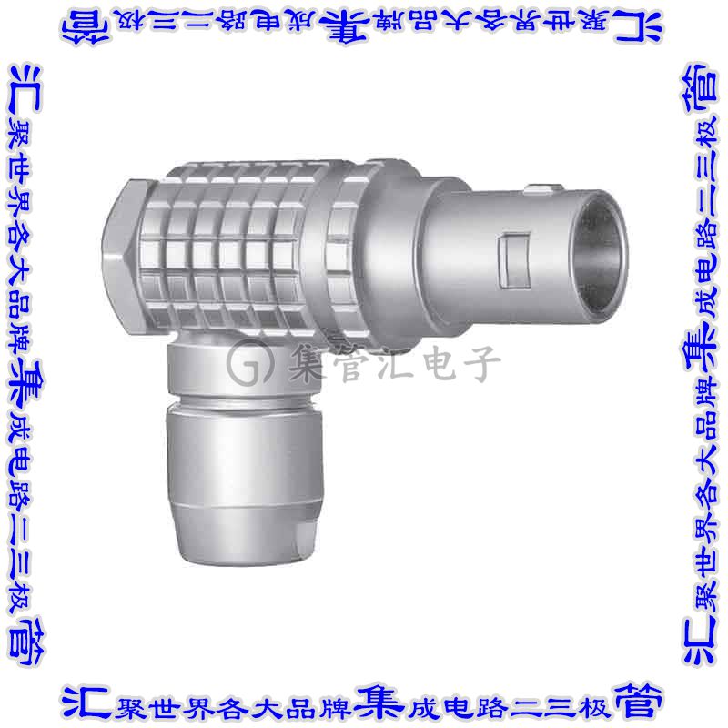 FHG.1B.302.CLAD52 圆形连接器2POS插头公引脚焊杯镀金自由悬挂直