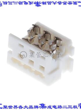 CA3306P10I0-NH 矩形连接器6POS接头2排1.27mm母插口天然色IDC锡