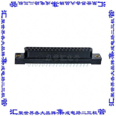 5745059-4 连接器37POS插座母插口2排D-Sub通孔