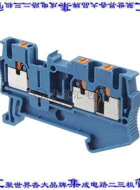 3209552 端子块连接器3POS馈通式5.2mm蓝色12-26AWG
