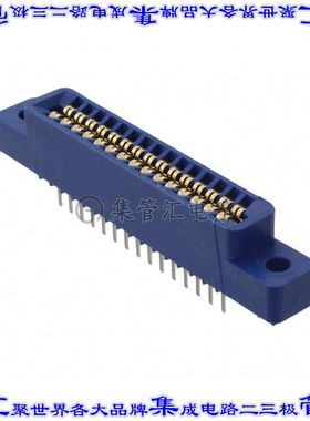 EBC15DRTH 卡边缘连接器30POS母头2排2.54mm蓝色镀金