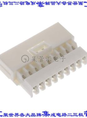 3-641438-9 矩形连接器9POS插头3.96mm公引脚白色IDC锡自由悬挂直
