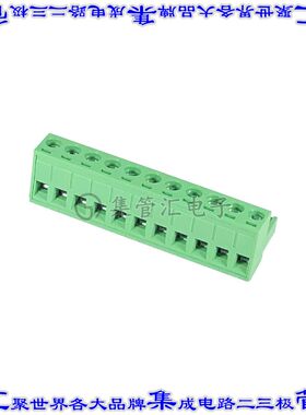 2ESDV-11P 端子块连接器11POS插头母插口5.08mm绿色自由悬挂