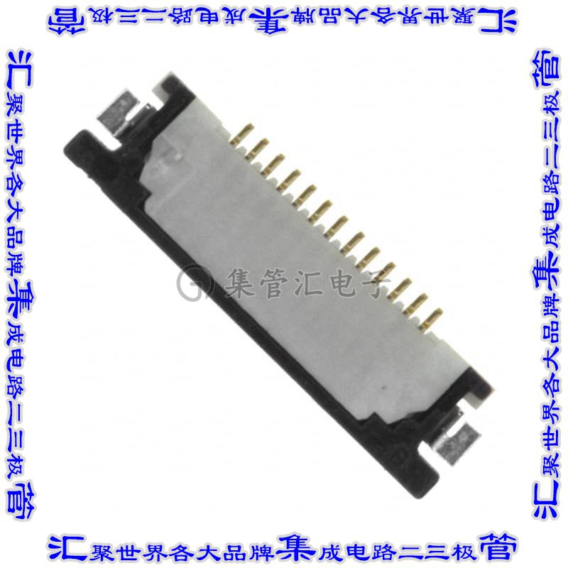 XF2L-1325-1A 连接器13POS FFC/FPC 0.5mm触点顶部表面贴装直角