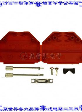 972-025-01SR061 连接器25POS铰链后壳180度无屏蔽红色