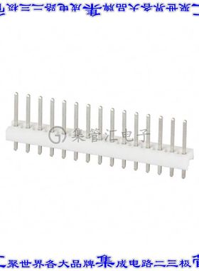 1-640452-5 针座连接器15POS接头2.54mm公形插针通孔直针锡