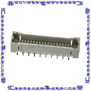 针座连接器40POS接头2排1.5mm公形插针通孔直针锡 292208